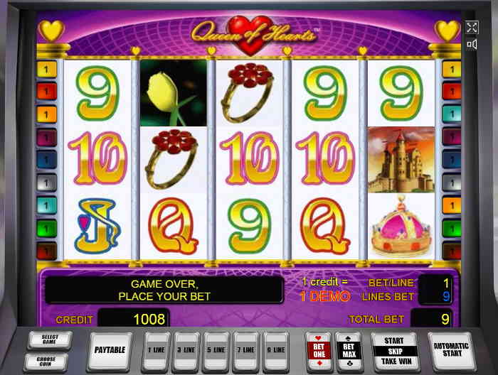 Игровой Автомат Queen Of Hearts Deluxe